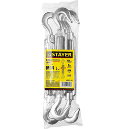 STAYER DIN 1480, М14, 3 шт, талреп крюк-крюк (30525-14)