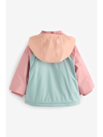 Куртка непромокаемая с флисовой подкладкой для девочки Next E25-304, Розовый, Голубой