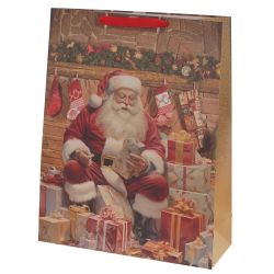 GAEM Пакет подарочный (бумага 230г/м2, блок микс 12шт), L43 W15 H55 см, 4в.