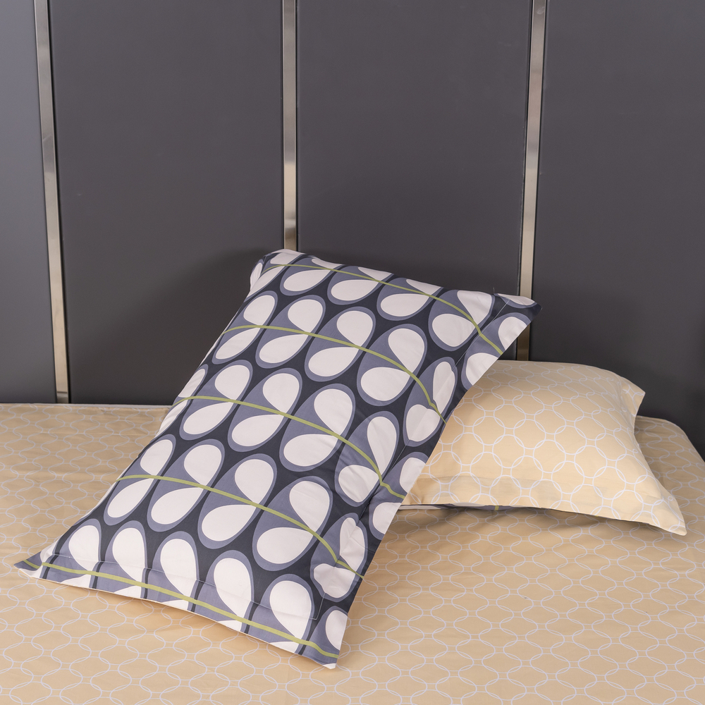 Комплект постельного белья Сатин с Одеялом 100% хлопок на резинке OBR095