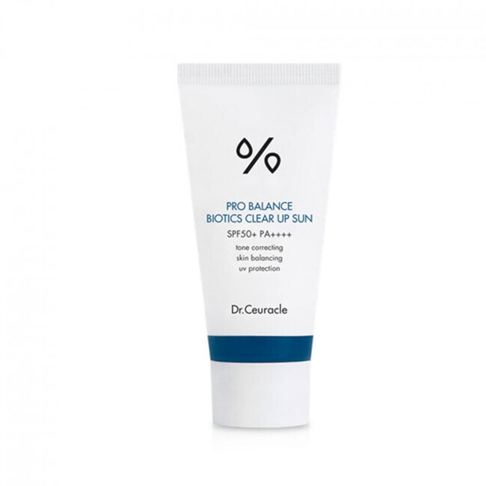 Крем солнцезащитный Dr.Ceuracle Pro Balance Biotics Clear Up Sun SPF50+ 50 мл