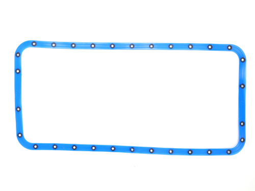 Прокладка поддона маслянного картера ЯМЗ 236 синий силикон с шайбами ПРЕМИУМ (ПТП64)