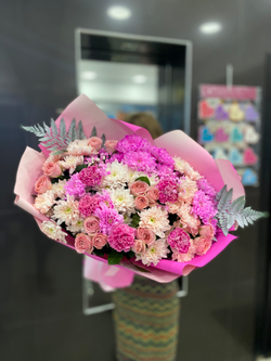 Букет цветов Ягодный зефир L