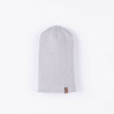 Two-ply cotton hat 3-18 months - Gray