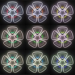 Citilux Мальта Смарт CL234A250E RGB Умная люстра Белая