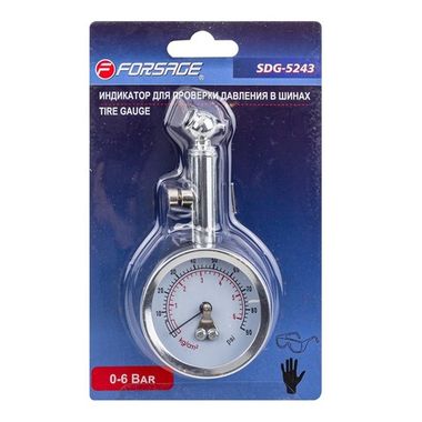 Индикатор для проверки давления в шинах (0-6 Bar) Forsage F-SDG-5243