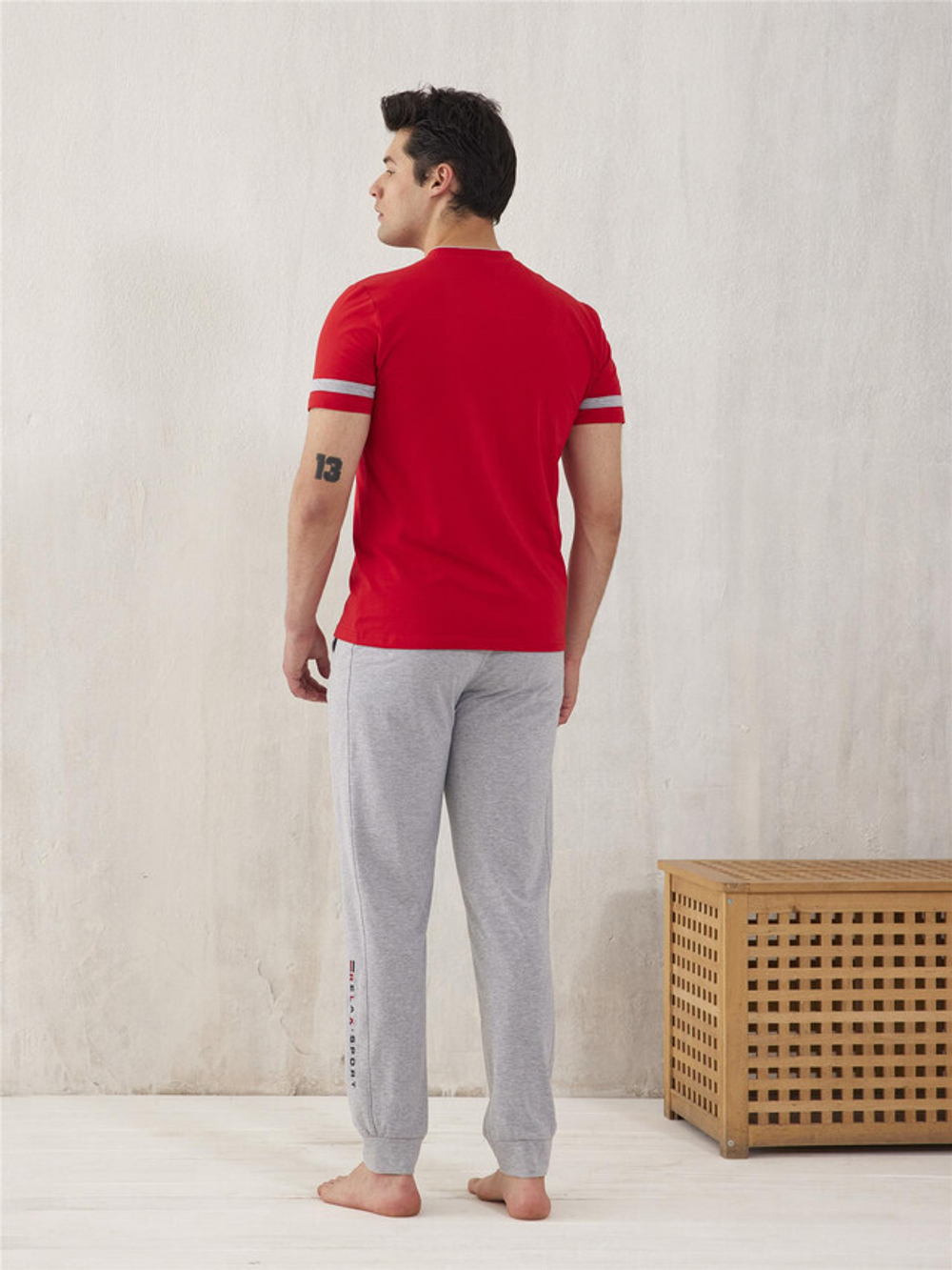 RELAX MODE - Мужская пижама с брюками - 10569