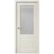 Купить Межкомнатная дверь эмаль Классика 2 латте остеклённая