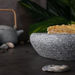 Блюдо круглое d 23,2 см h6,7 см Stone Untouched Taiga P.L. Proff Cuisine [1]