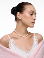 Чокер "Round" из жемчуга Silver