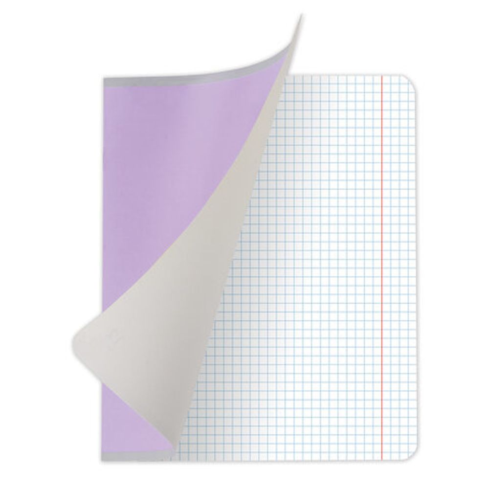 Тетрадь 12 л. ЮНЛАНДИЯ КЛАССИЧЕСКАЯ, клетка, обложка картон, СИРЕНЕВАЯ, 105640