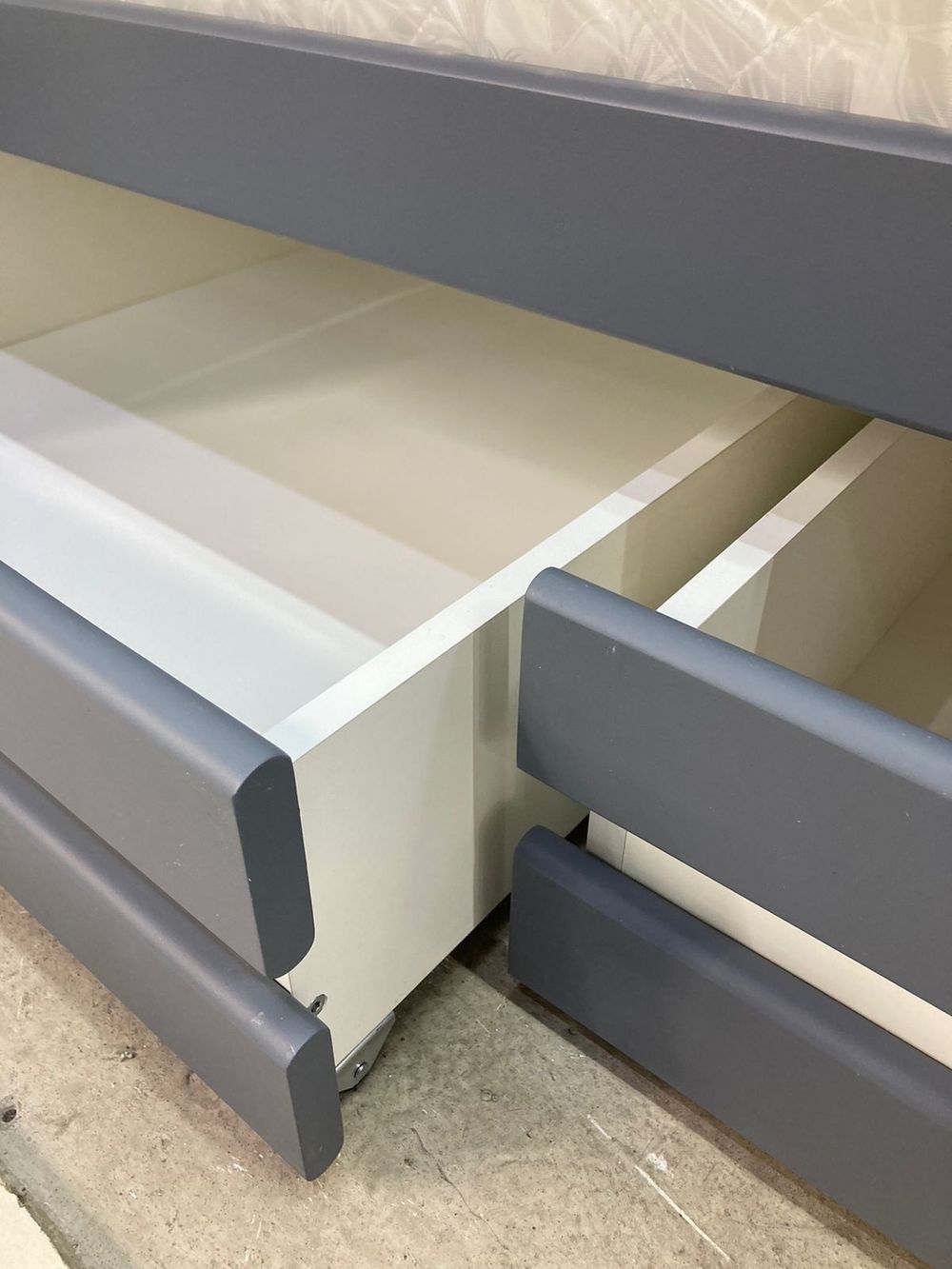 Комплект выкатных ящиков для детской кроватки Манеж эко, Домик, Манеж 2-х ярусный графит