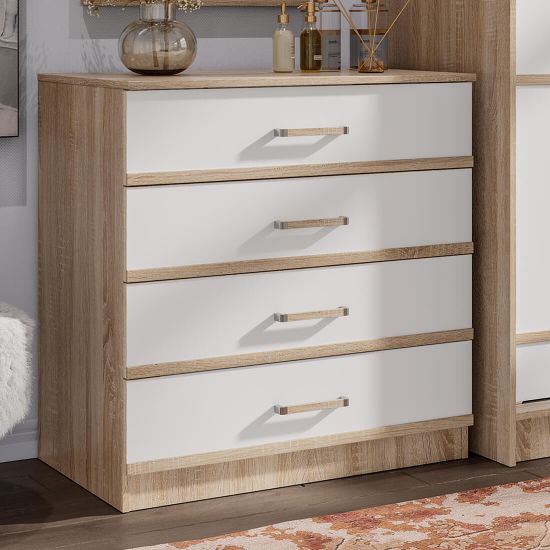 Сакура bts Комод 850 дуб сонома/белый, СП