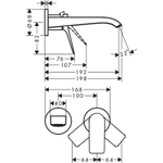 Смеситель для раковины Hansgrohe Vivenis 75050000 хром