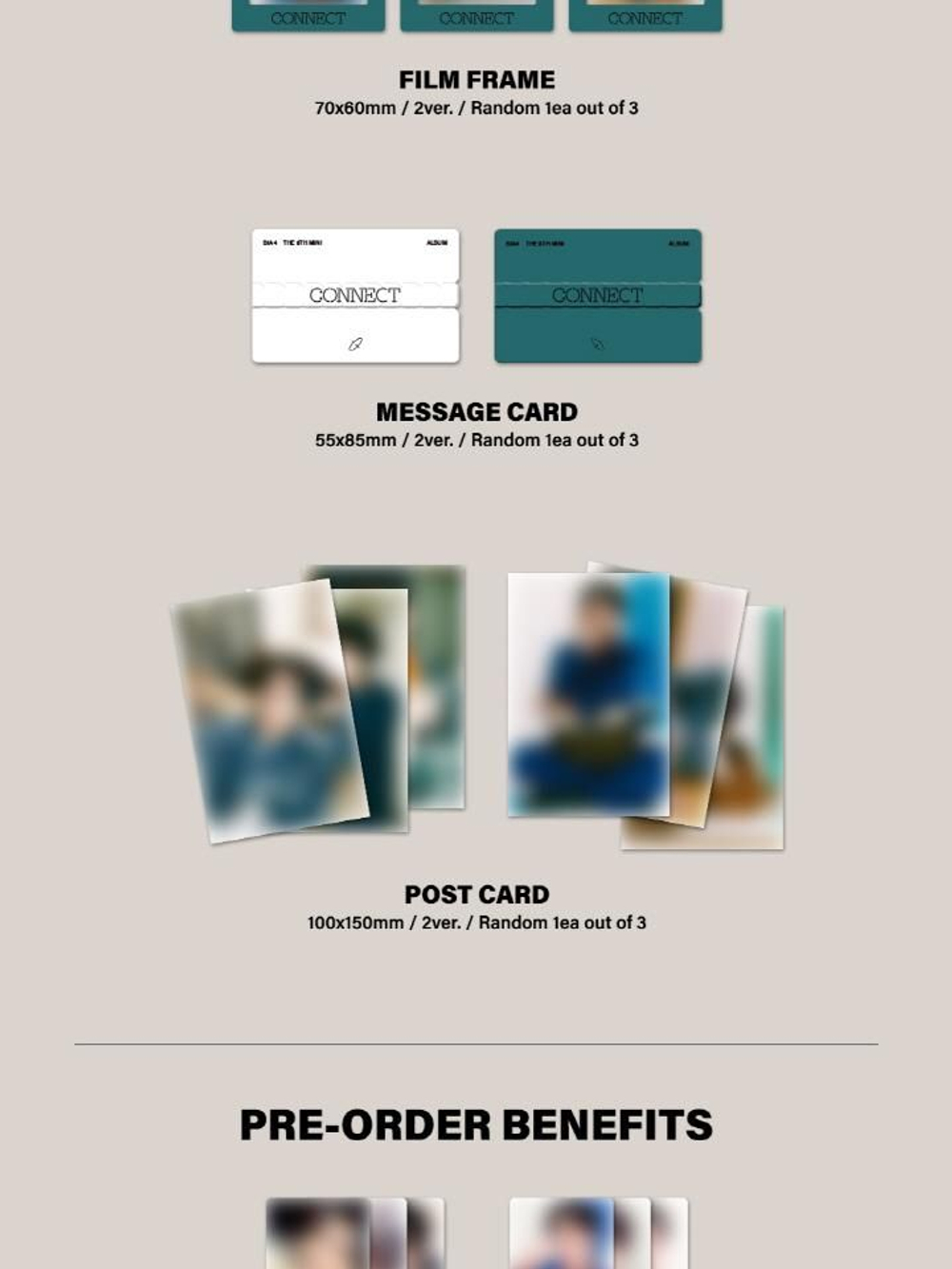 Альбом B1A4 - CONNECT 8th Mini Album RANDOM Version