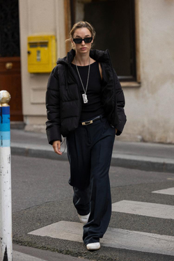 ZARA ТОП ХАЛТЕР В РУБЧИК, ЧЕРНЫЙ