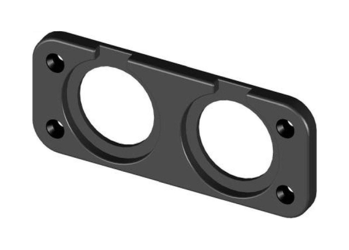 Панель заднего крепления двойная