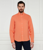 Льняная рубашка H-LIAM-BD-E-C1-243 BOSS BLACK - оранжевый(50522592)