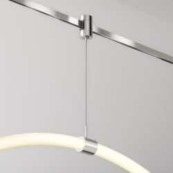 Коннектор с тросовым подвесом   в шинопровод платина Maytoni Flarity   TRA154SW-1PT