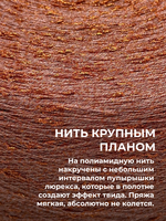 Пряжа для вязания люрекс шишибрики New Mill 73% полиамид 27% люрекс  (100 гр на конусе)