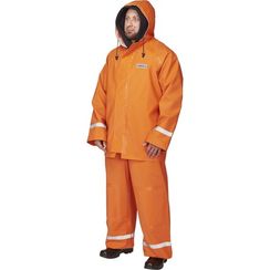 Костюм влагозащитный Fishermans полиэфир с ПВХ покрытием оранжевый с СОП
