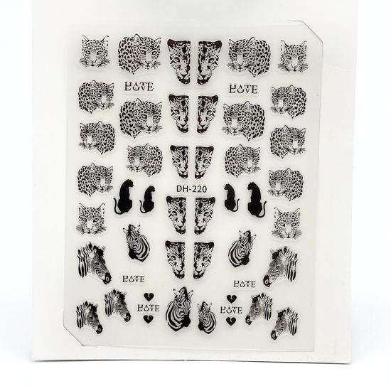 Наклейки для ногтей № DH-220