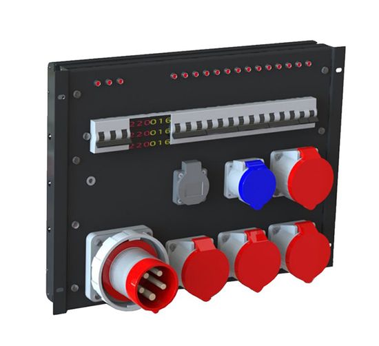 R551AV Дистрибьютор питания, рэковый, EDS