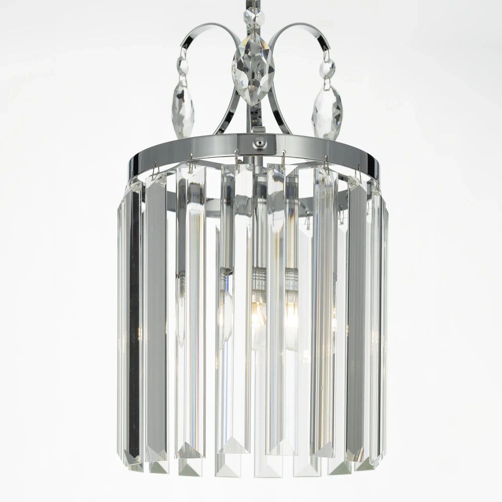 Citilux Инга CL335111 Подвесной хрустальный светильник Хром