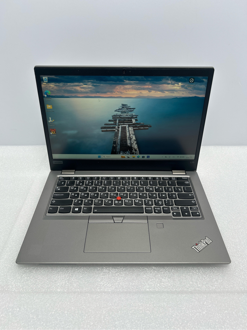 Ноутбук Lenovo ThinkPad L13 (20R30004RT) 13.3"/Intel Core i5-10210U/RAM 8GB/SSD 256GB/Intel UHD Graphics/1920x1080/IPS/WIndows 11/Подсветка кл-ры: LED/Цвет:серый. Состояние: Уценка/дефект корпуса