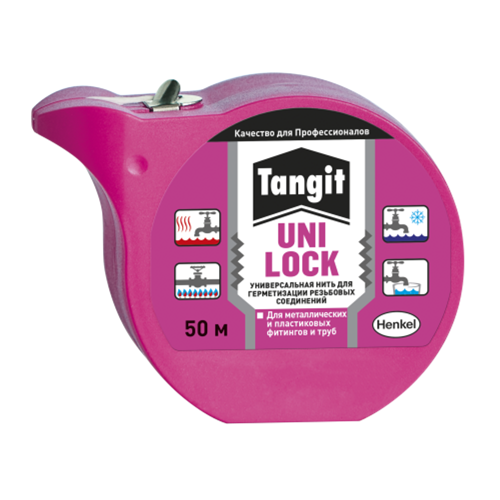 Нить для герметизации Тангит 3002910 Уни-Лок 50 м. в шоу-боксе