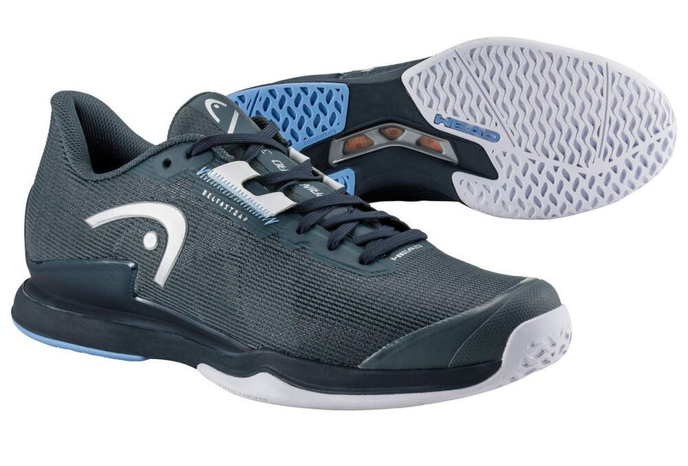 Мужские кроссовки теннисные Head Sprint Pro 3.5 - dark grey/blue