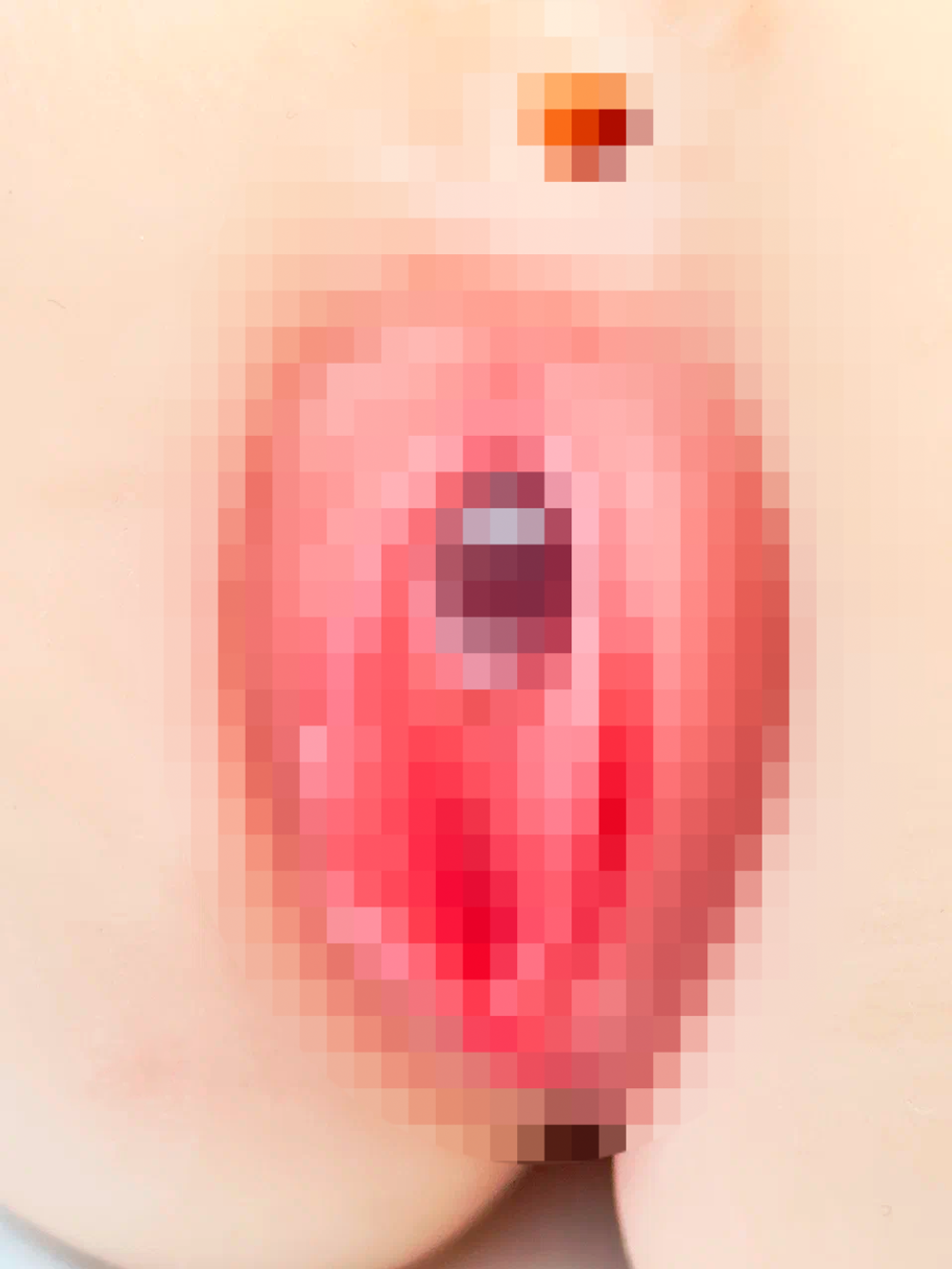 Мастурбатор реалистичный с девственной плевой SGAN MH002, телесный