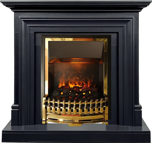 Каминокомплект Bradford - Серый графит с очагом Atherton