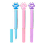 Ручка шариковая, Basir, синие чернила, серия "Лапка", с игрушкой, 36 шт