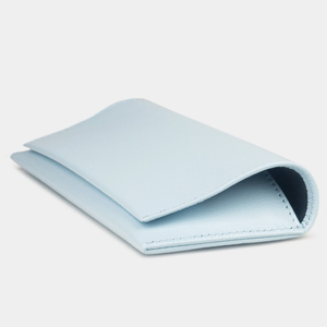 Футляр для очков Lentille из кожи козы, голубого цвета