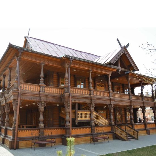 Металлический значок Dvorast Дом Тетюшинова