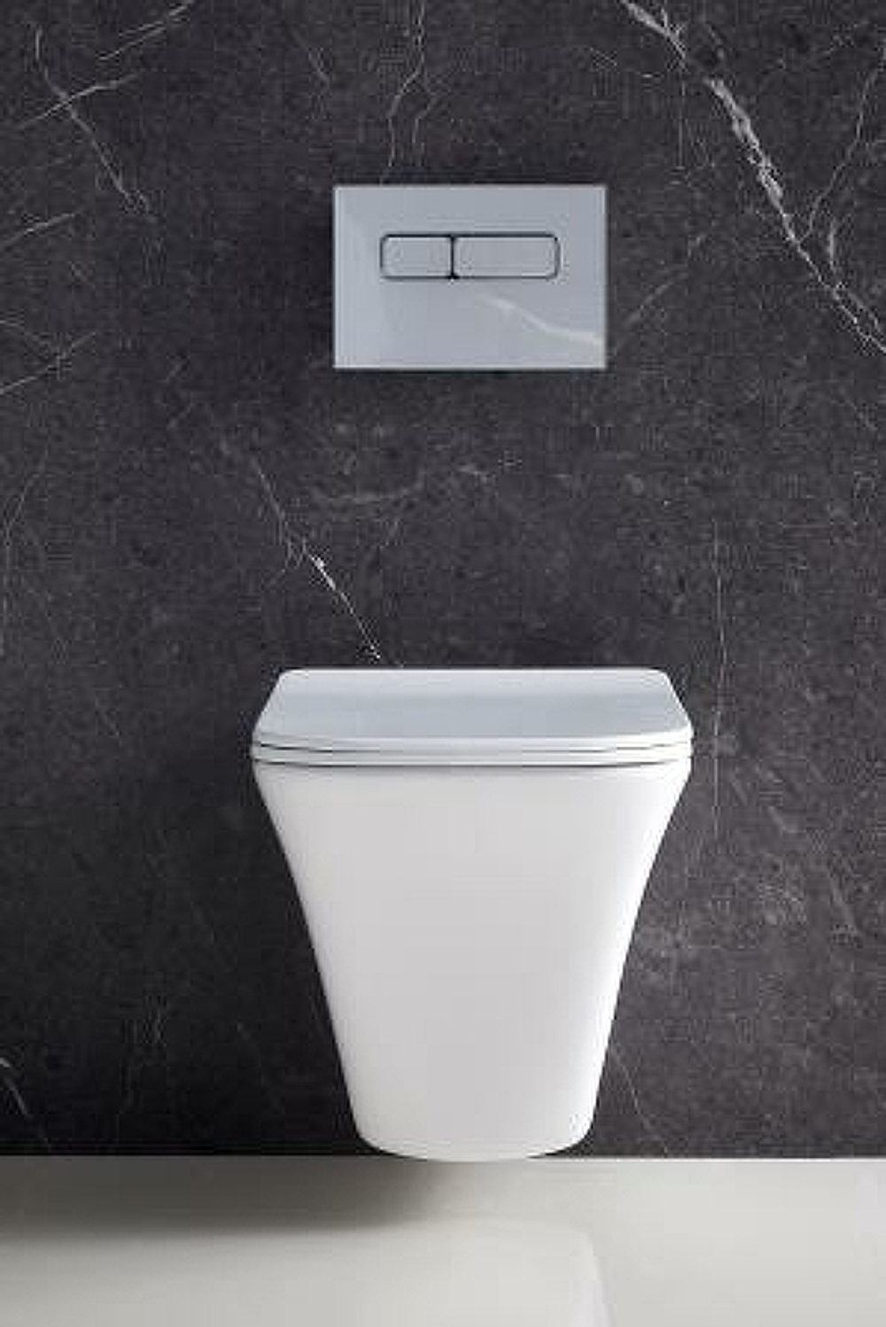 Унитаз BelBagno Marmi BB052CHR/BB052SC подвесной с сиденьем Микролифт