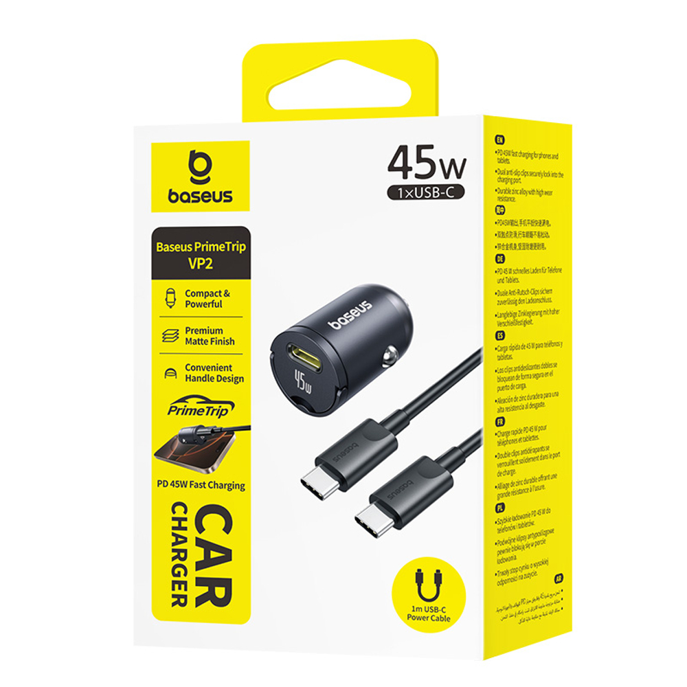 Автомобильная зарядка Baseus PrimeTrip VP2 Car Charger C 45W