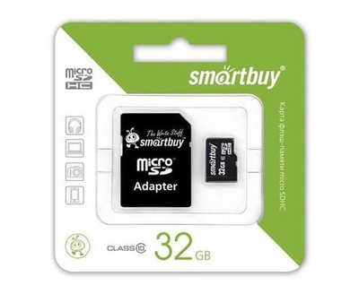 Карта памяти micro SDHC Smartbuy 32GB Class 10 (без адаптера) LE
