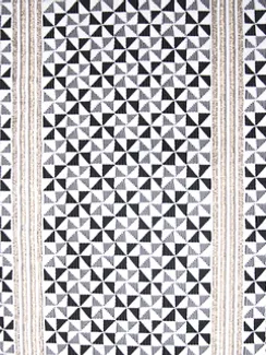 260 Кружево эластичное 19,5 см, Италия, белый/черный