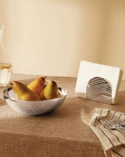 Alessi - Салфетница из шпона коричневая / артикул   PU08 BR  / GTIN 8003299450305