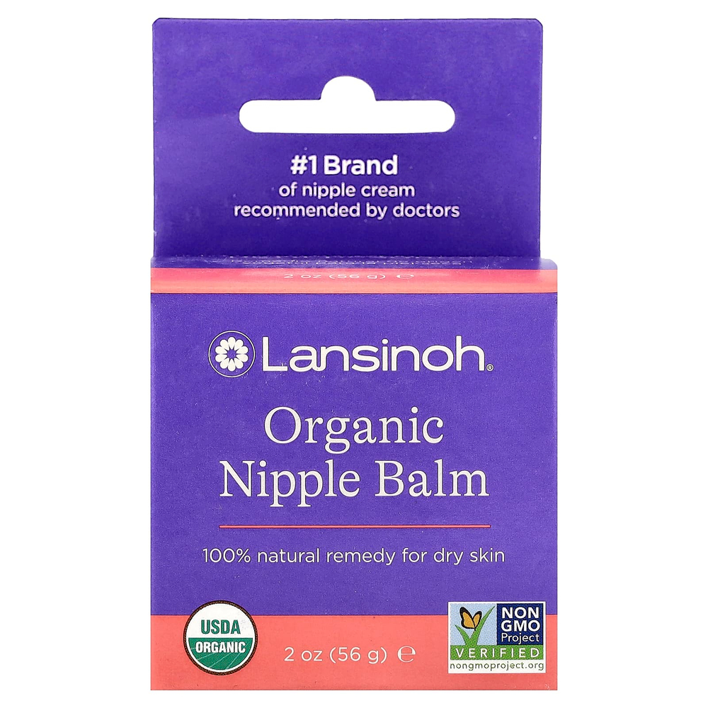 Lansinoh, Органический бальзам для сосков, 56 г (2 унции)