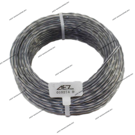 Леска триммерная AEZ серии DUO TWIST, сечение-витой квадрат 2,40мм(15м) стикер