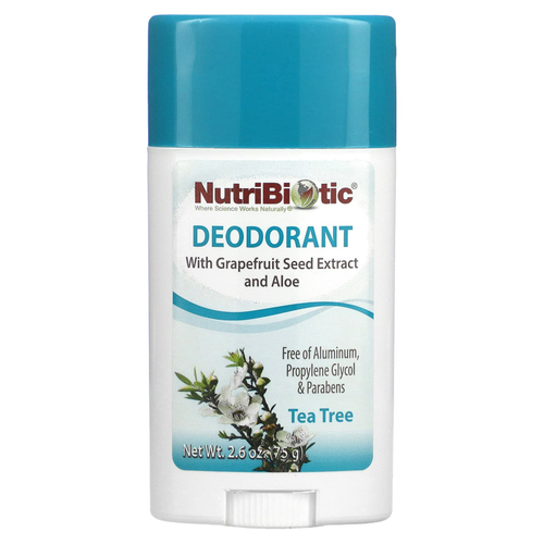 NutriBiotic, Дезодорант, чайное дерево, 75 г (2,6 унции)