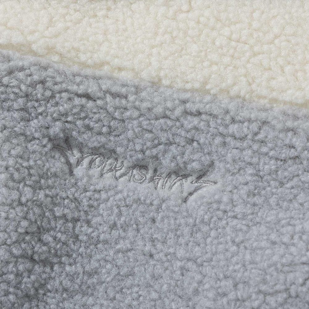 Куртка YMKASHIX Furry HTF Big Logo Пыльно-Синяя