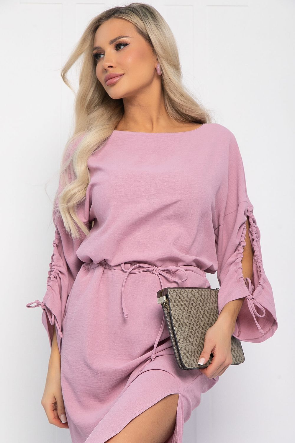 Платье Здравствуй лето (пудра) П12638-8 LT Collection