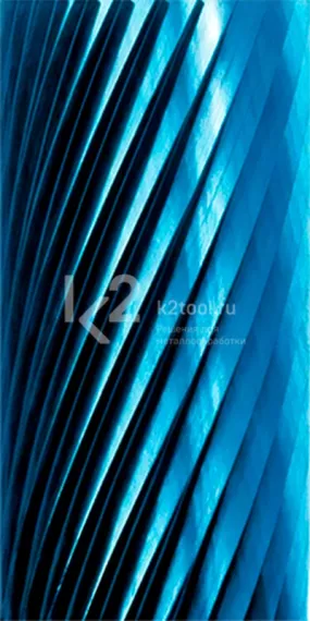 Борфреза твердосплавная Karnasch форма J, 3х3х3х38 мм, насечка HP-2, покрытие Blue-Tec, арт. 11.5100-005