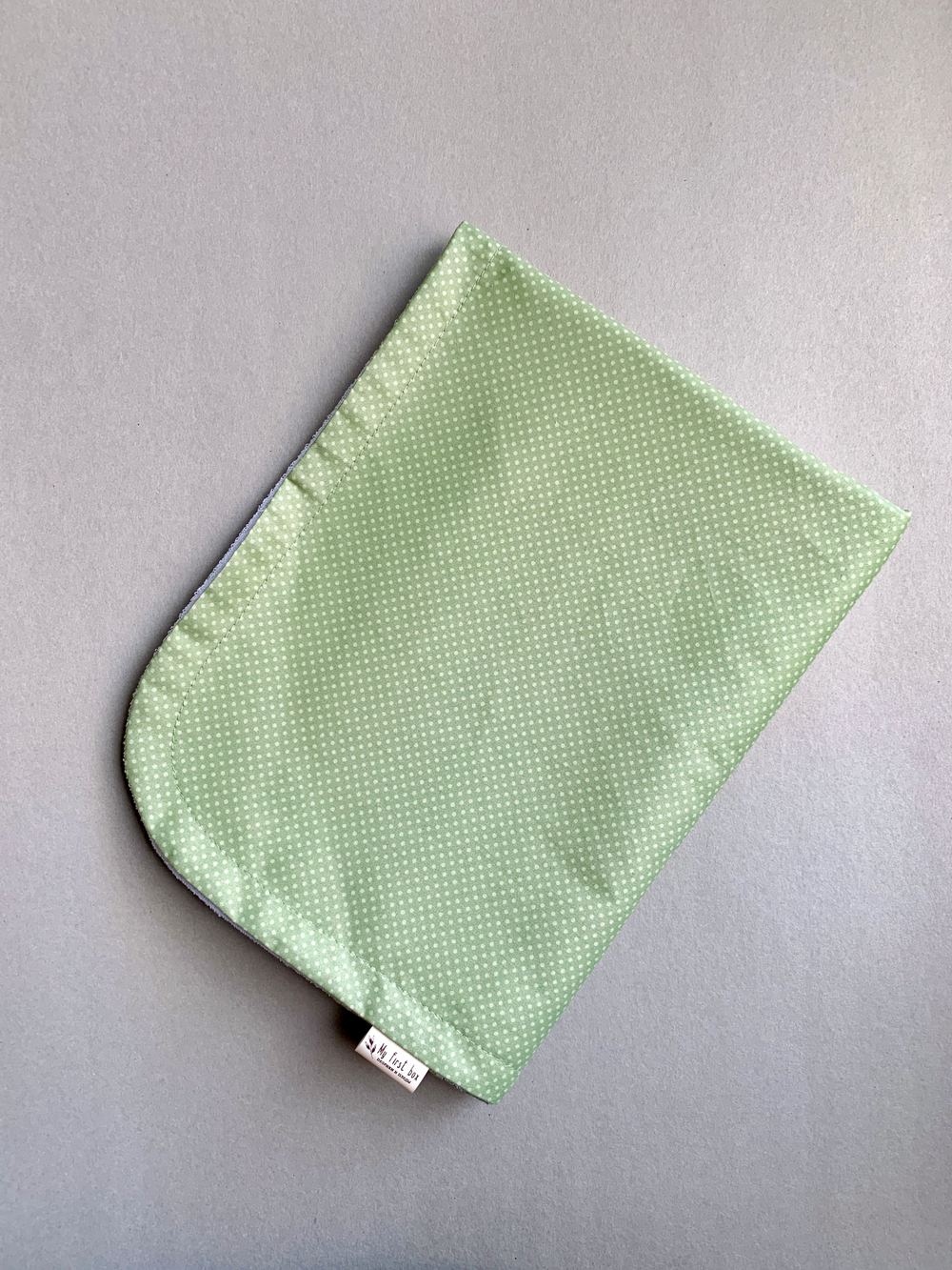 Набор пеленок " Горошек на зелени XS"