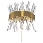 Citilux Ричард CL336313 LED Бра хрустальное с выключателем Бронза