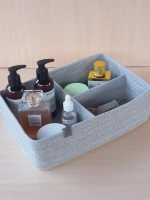 Органайзер для косметики плетеный